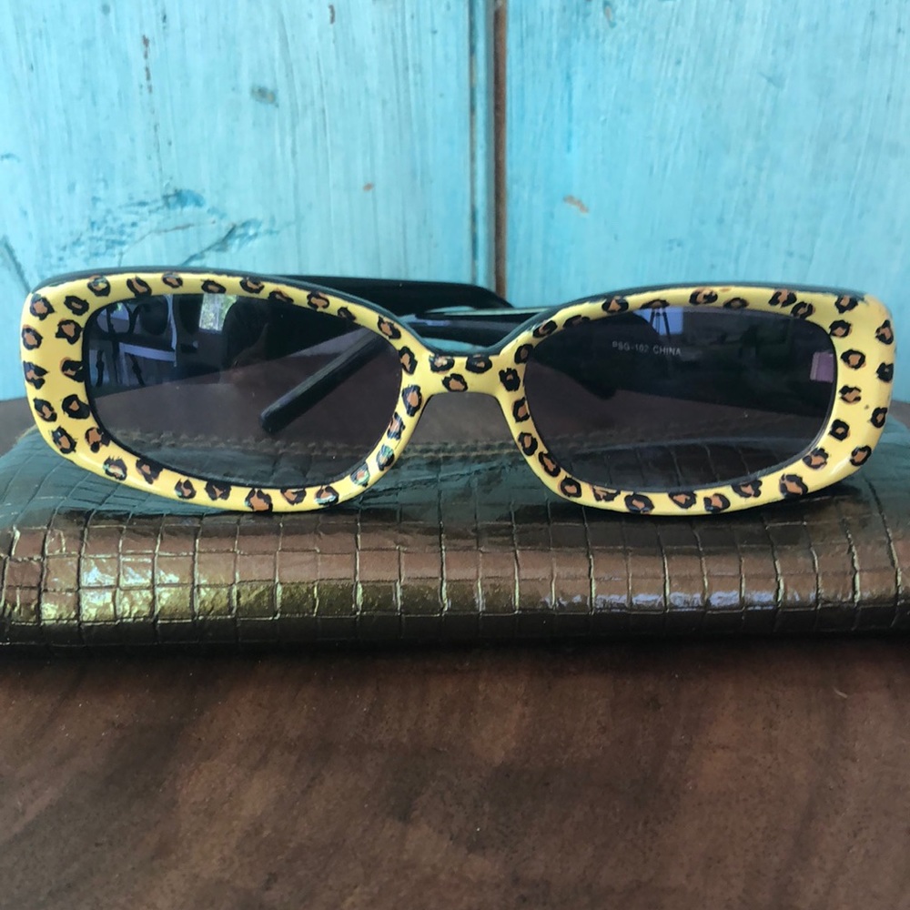 Animal print sunglasses - yellow/brown/black - Picture 2 of 12